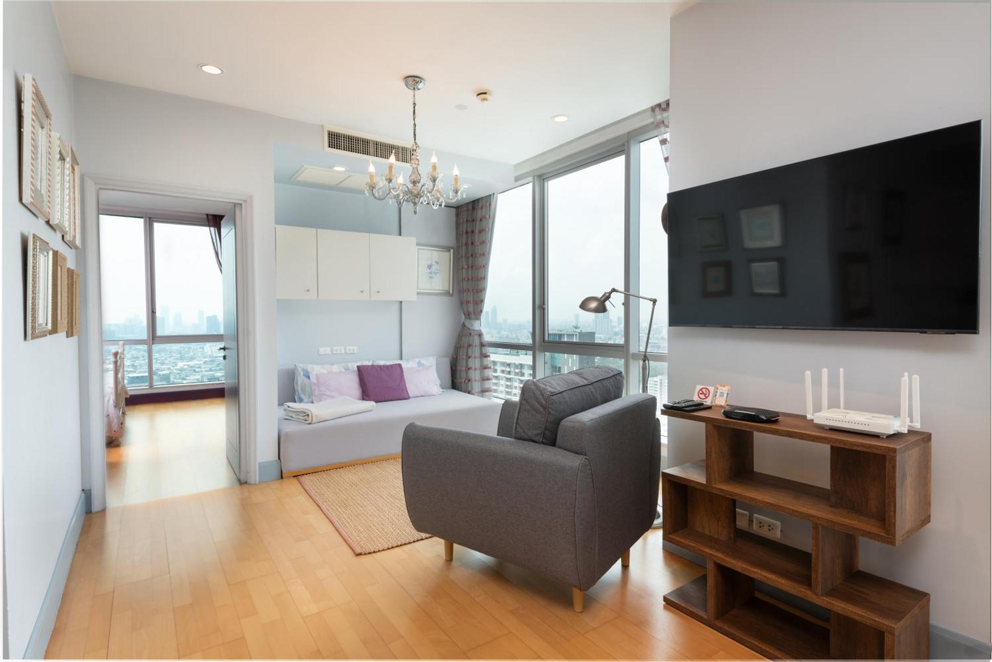 Sky Villas Apartments بانكوك الغرفة الصورة