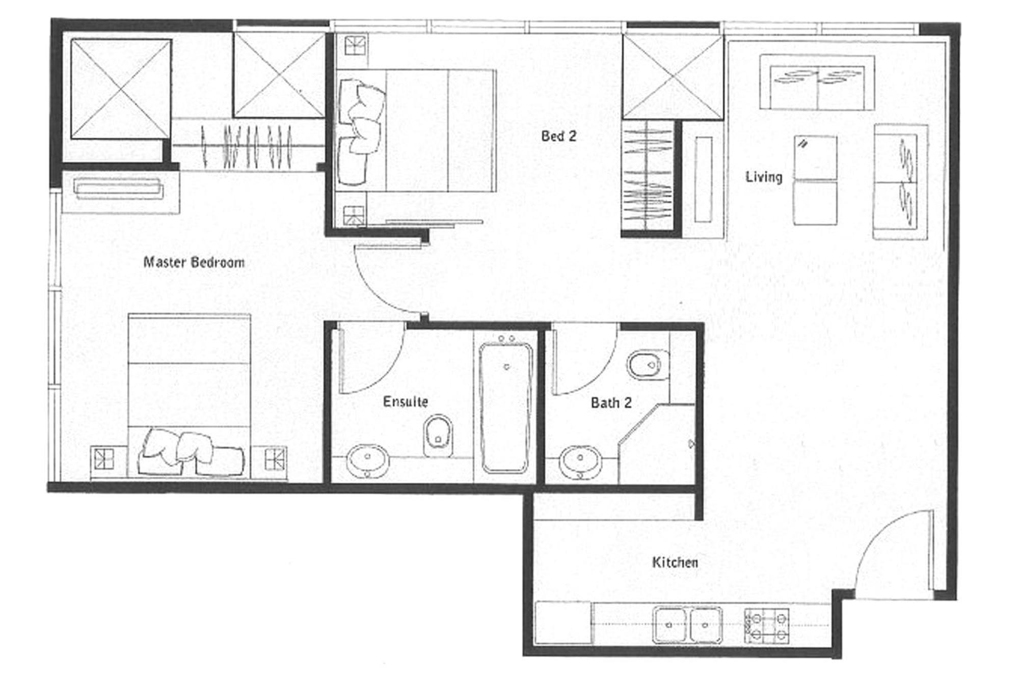Sky Villas Apartments بانكوك المظهر الخارجي الصورة
